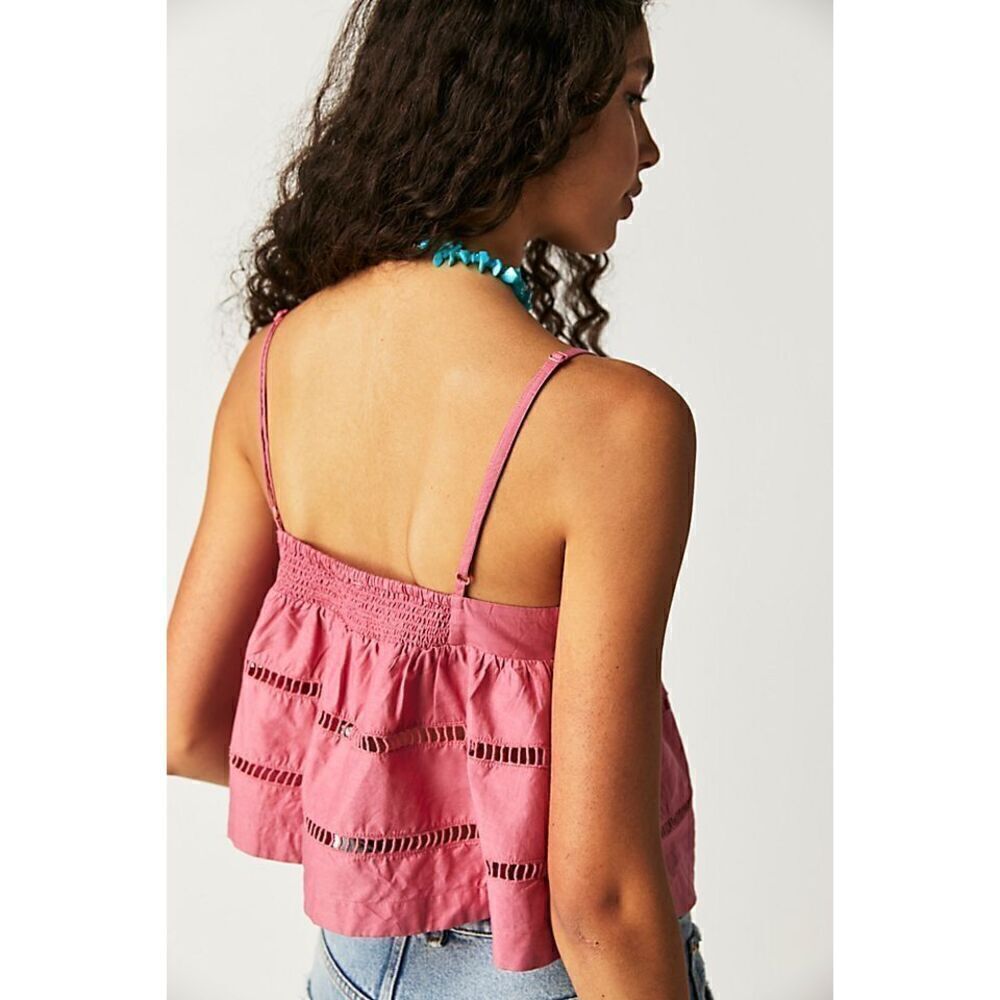 Free People Katrina Pink Tank - Picture 3 of 5